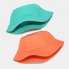 Bérets Pure Color Light Board Double face Panama Fisherman Hat