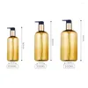 Zeepdispenser Badkamer Pomp Gel Goud Opslag Lotion Fles Douche Voor Container Shampoo El Navulbaar