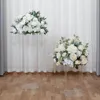 Flores decorativas 50cm de diâmetro artificial para decoração de casamento estrada principal flor bola arco arranjo janela mostrar decoração