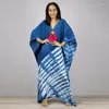 Casual Dresses 2023 Quick-drying Bohemian Printed Loose Summer Beach Dress Moroccan Kaftan Women Plus Size Beachwear Tassel Midi