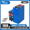 Teze 1-16pcs 3.2V 100AH ​​LIFEPO4 Batterij Grade A 105AH Oplaadbare cellen DIY 12V 24V 48V voor EV RV Golfkar Batterijen belastingvrij