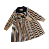 女の赤ちゃんドレスキッズラペルカレッジ半袖プリーツシャツスカート子供カジュアル服子供服g02