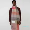 Sciarpe Sacrf Sciarpa in cashmere Coperta unisex Imitazione nappa a scacchi colorata