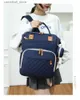 Diaper Bags Mommy Bag New Cross-border Folding Bed Mommy Bag Multi-functional Double Shoulder Mom Backpack Q231127