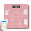 Skale 1PC Bluetooth Smart Scales Scale LED Digital Waga Skala BMI Analizator ciała z aplikacją na smartfony