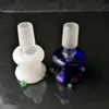 Glass Pipes Smoking Manufacture Hand-blown hookah New Colorful Dotted Bubble Head Cigarette Accessories