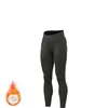 Pantalons de cyclisme Pantalons à bretelles de cyclisme chauds noirs complets pantalons longs de vélo de montagne thermique d'hiver collants de vélo 19D Gel Pad pantalons à bretelles de cyclisme 231124