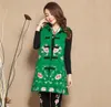 Women's Vests XL-4XL /Spring Female Fashion Cotton And Linen Long Embroidered Collar Button Ma3 Jia3 Chinese Style Jacket