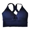 Yoga Outfit Sports Bra Women Sportswear Crop Sport Top Cintura regolabile Ringra Resti Up Up Braraletta da palestra