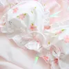 Bras define rosa sakura fofa de calcinha japonesa japonesa configurada de arame de roupa de índice de roupa de baixo, lolita de lolita e calcinha.