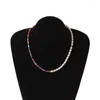 Kettingen Pearl Stone String of Beads ketting voor vrouwen Zomersterrenketen Choker Boheems sieraden Gift