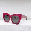 Sunglasses Polygon Large Frame Round Face Women 6301 High Quality Personality Men's Glasses Beige Blue Black Red Pink 5 Colors