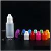 Packing Bottles Empty Oil Bottle Plastic Dropper For E Cig Ejuice Eliquid L 5Ml 10Ml 15Ml 20Ml 30Ml 50Ml 100Ml 120Ml With Childproof Dhy8M