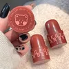 Brilho labial Espelho Batom Líquido Duradoura Hidratante Antiaderente Copo Geléia Esmalte Transparente À Prova D' Água Bear Seal Maquiagem Coreana Cosméticos