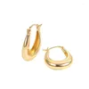 Hoop Earrings 925 Silver Plated Oval Shape Earring For Women Girls Party Punk Jewelry Gift Eh2264