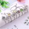 Bracelete de aromaterapia Difusor Magchet Tree of Life Perfume ajustável Óleo essencial Bracelet Crystal Magnetic for Women GC2083