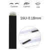 100Pcs 12 14 16 18 U shape microblading Needle Eyebrow Tattoo Blades 3D Embroidery Manual Pen Permanent Makeup Tattoo Accessory 11 LL