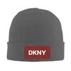 Berets DKNYS Bonnet Hats Fashion Word Knit Hat Unisex Adult Street Y2K Elastic Beanie Autumn Kpop Printed Caps