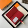 20 Kartenhalter Frauen Designer Mode echte Leder -Brieftaschen -Kette Brieftaschen Kompakten Geldbörse Abendkartenhalter 58288285H