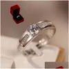 Couple Rings Designer Wedding Ring Luxury Adjustable For Men And Women Drop Delivery Jewelry Dhiht
