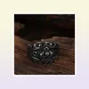 Gomaya Mens Crown Ring New Fashion Ring Hot Sale Black Royal King Knight Knight Fleur de Lis Vine Rings for Men GMYR2609264081