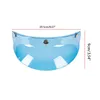 Motorcykelhjälmar 3/4 Hjälm Visor Shield PC Lens 3-Snap Design Open Face