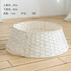 Christmas Decorations Tree Collar Handmade Artificial Rattan Wicker Stand Basket Base Cover For Holiday Decoration