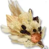 Flores decorativas de fã de fãs de palmeira pampas de grama seca buquê de flores para bolo artesanato de coragem de corda de estar DIY Decoração de casamento de casas Decoração de casamento