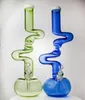 Grandi narghilè Bong in vetro Dab Oil Rigs Beaker Bong Unico Dab Rig con tubi dell'acqua downstem diffusi 188 Giunto femmina LXMD201036854689