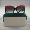 Солнцезащитные очки 083S 008 54 мм негабаритные квадратные чернокожи