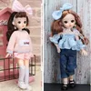 Dolls Fashion Dress Bjd 30CM 18 Giunti mobili con abito fresco Regali fai da te per ragazza Bellezza fatta a mano BJD Toy 230427