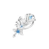 Hanger Kettingen Genshin Impact Wanderer's Troupe Artefact Ketting Voor Vrouw Delicate Game Anime Blauwe Zirkoon Ring Broche Sieraden Gift