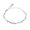 Link Bracelets Mint Color Bracelet For Women/Wanderer Poets Collection Handicrafts Small And High End Feel Accessories
