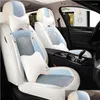 Housses de siège de voiture Ers Fl Set pour I30 Ix35 I40 I20 Son Sonata Encino Accessoires intérieurs Livraison directe Mobiles Motos Dhqbo