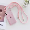 Hang Neck Strap Cord Lanyard Card Holder Case For iPhone 14 13 12 11 Pro Max 8 7Plus X XS XR SE 2020 Shockproof Protection Cover8142693