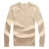 Suéter masculino de algodão, suéter de alta qualidade, outono, quente, de malha, natal, casual, jumpers, inverno masculino, roupas de luxo