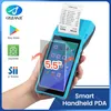 Android 8.1 PDA Terminal POS Machine Intégré 58mm BT Thermique Reçu Facture Imprimante Support Wifi Caméra Lecteur de Code Barres Tout En Un