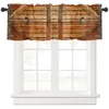 Curtain Barn Door Retro Curtains For Living Room Kitchen Bedroom Decorative Window Treatments Home Essentials Drapes