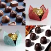 Emballage cadeau 10 pièces fleur chocolat emballages papier boîte à bonbons barre faveurs de mariage et cadeaux fournitures de fête anniversaire