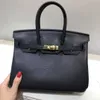 Factory Outlet Borse BoKinTote all'ingrosso in vendita nuova borsa per famiglie con pelle di vacchetta Epsom con motivo a palme in vera pelle da donna con logo reale pan 1LWN