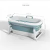 Baignoires épaissisprètement la baignoire pliante portable enfants adultes piscine pliante baignoire en plastique seau baril sueur fumante à la maison baignoire spa