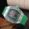 Men's Sapphire Mirror Top Designer High Quality Datejust 47mm Quartz Watch Luminous Rubber Strap Waterproof Sport Montre Luxe Watches