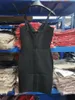 Casual Dresses High Quality Rayon Bandage Dress Special Offer Wholesale Summer Women's Clothing Black Embroidered Tie