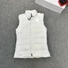 Colletto alla coreana invernale Stilista di moda Donna Donw Vest Arm Badge Gilet imbottito Outdoot gilet donna gilet caldo taglia 1-4