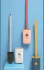 T silicone toilet brush cloud soft glue dead corner cleaning crevice long handle brush bathroom30459796155