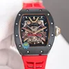 The new Samurai armor is equipped with automatic movement Samurai armor hollow carving pattern watch quality men's watch