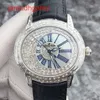 Ap Swiss Luxury Watch Orologio da uomo della serie Millennium realizzato in materiale platino 18 carati con un orologio meccanico automatico Full Sky Star sul retro, lussuoso orologio da uomo