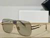 Gold Light Grey Square Solglasögon Män Kvinnor Summer Sunnies Gafas de Sol Fashion Glasses Shades Occhiali da Sole UV400 Protection Eyewear