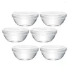 Zestawy naczyń stołowych 6PCS szklane deserowe miski Stackable Parfait Cups Mousse Bowls Warzywki Owoce