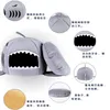 Mats Creative Cute Cat Bed House Shark avtagbar tvättbar fyra säsonger stängda mjuka bäddar för små hundkennel husdjur leveranser inomhus